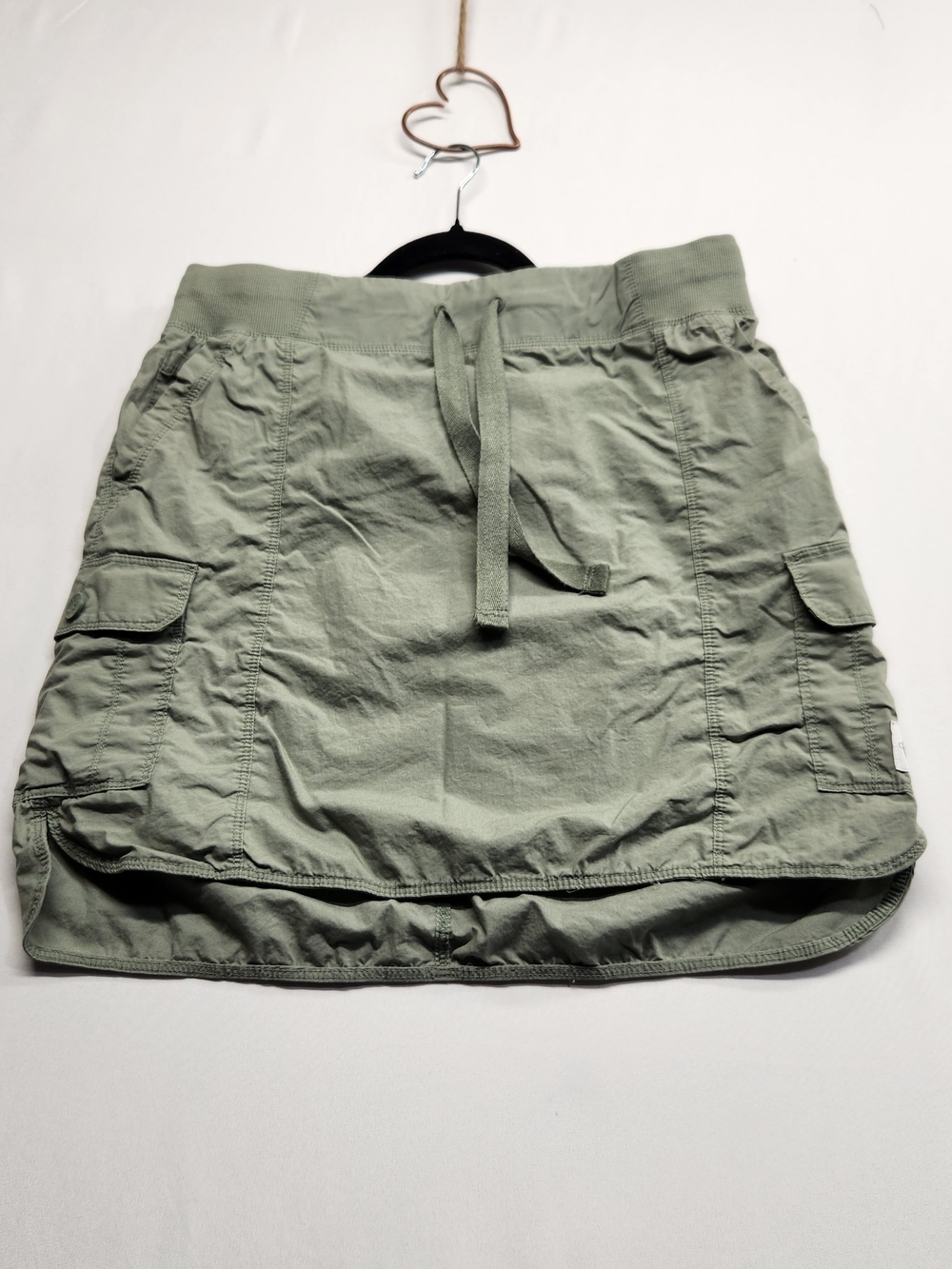 ⭐️Calvin Klein Jeans Olive Cargo Mini Skirt M Y2K Gorpcore Utility